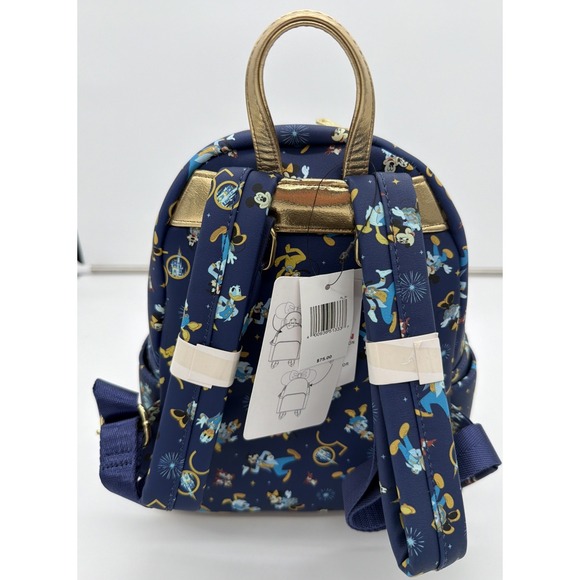 Disney Parks Walt Disney World 50th Anniversary Blue Loungefly Mini Backpack NWT - Picture 5 of 12